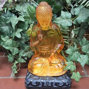 Amber Buddha Statue